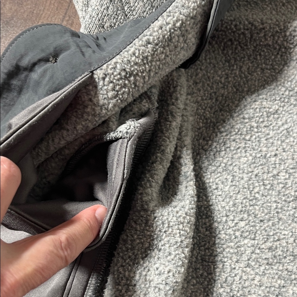 Patagonia Men's Gray Fleece lined Shirt Jacket medium - Picture 15 of 15